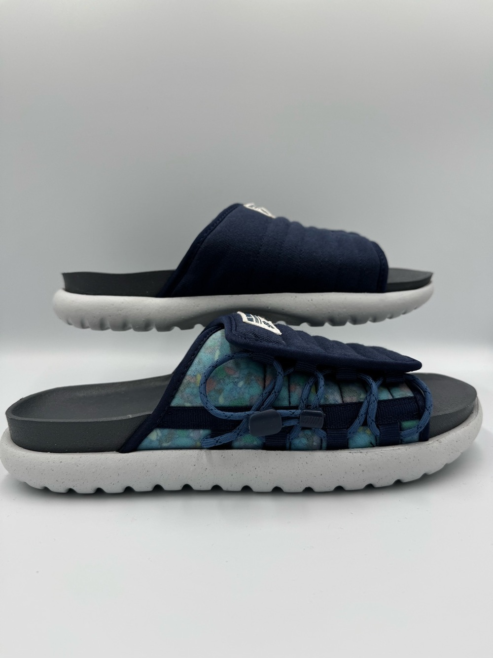 Nike Men’s Asuna 2 Slide Sandals with Teal Accents, Men’s size 9 (women’s 10.5)